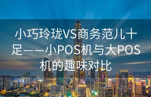 小巧玲珑VS商务范儿十足——小POS机与大POS机的趣味对比